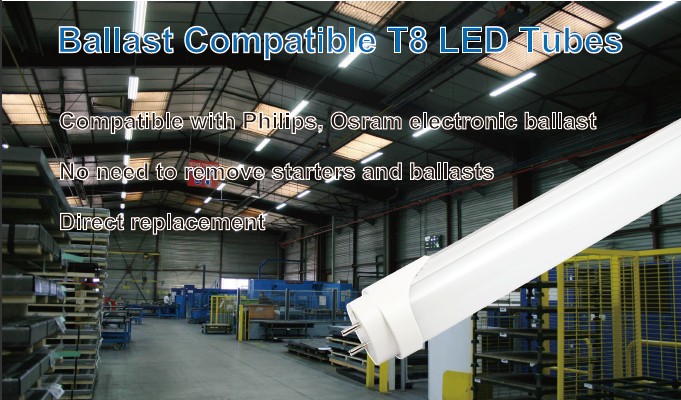 Tubes lumineux LED nouvelle avec ballast Compatible