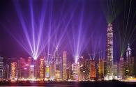 Spectacle de lumière LED ENELTEC à Hong Kong