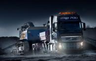 Volvo camion avec phares à LED et éclairage intérieur LED